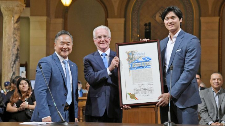【ドジャース】5月17日を「大谷翔平の日」に　本拠地ロサンゼルスが制定
