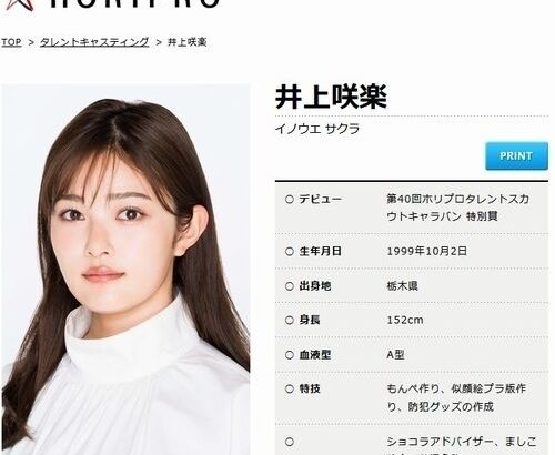 【芸能】井上咲楽、卒アルに写真残るのが「本当に、本当に嫌で」集合写真のときにとった行動