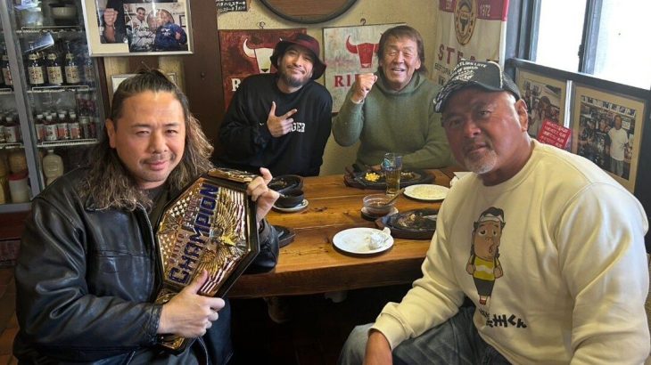 【芸能】元TOKIO・長瀬智也の近影に大反響 「いつ見ても男前」「相変わらずカッコイイ」「ものスゴい顔触れ」　長州力が4ショット公開