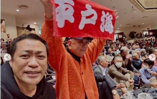 【芸能】はなわ、大相撲観戦中にまさかの有名タレントと遭遇しビックリ