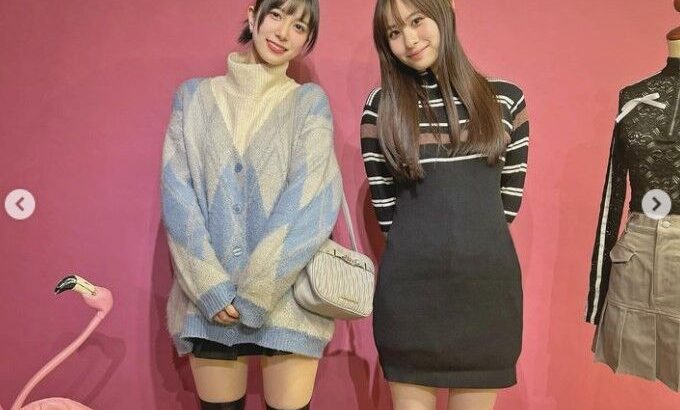 井上れいれいと石山さくらちが怪しい関係かもしれない動画が見つかる…