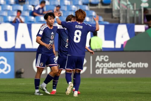 【サッカー】U23日本代表がPK戦を制し準決勝進出！　GK荒木琉偉が2本PKストップ、途中出場の古谷柊介が3戦連発弾