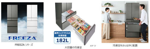 【社会】東芝「フリーザ」発売、冷凍に注力　「ベジータ」に続く新冷蔵庫ブランド